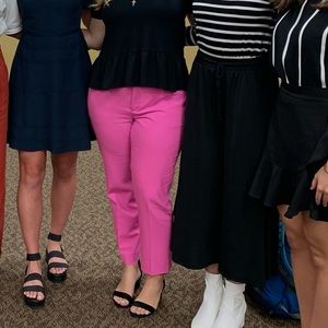 Pink Avery Banana Republic Slacks